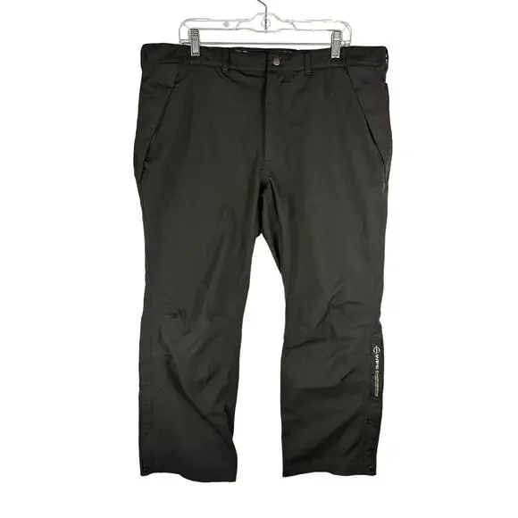 Oscar Jacobson WPS Golf Rain Pants Black Windbreaker Rain Protection Size XL - Picture 1 of 12